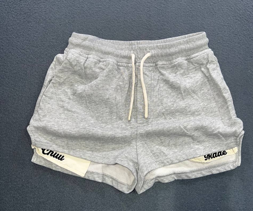 Chuu Gray Sweatpant Y2K heavy cotton Shorts size Medium A009763
